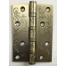 Петля универсальная с четырьмя подшипниками ADDEN BAU. 100X70X2.5 4BB FLO ANTIC BRONZE (цвет АНТИЧНАЯ БРОНЗА, цветочный орнамент)