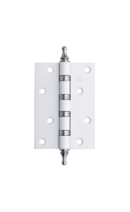 Петля универсальная с четырьмя подшипниками ADDEN BAU. 100X70X2.5 4W WHITE / CHROME (цвет БЕЛЫЙ / ХРОМ БЛЕСТЯЩИЙ)