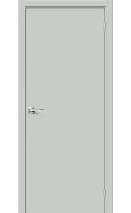 Межкомнатная дверь Браво-0.П, цвет Grey Matt